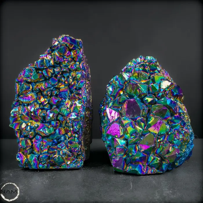 Rainbow Aura Amethyst – Two crystal wonders in the...