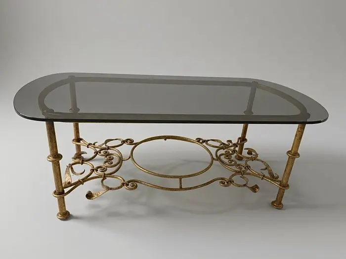 Coffee table - Hand-wrought