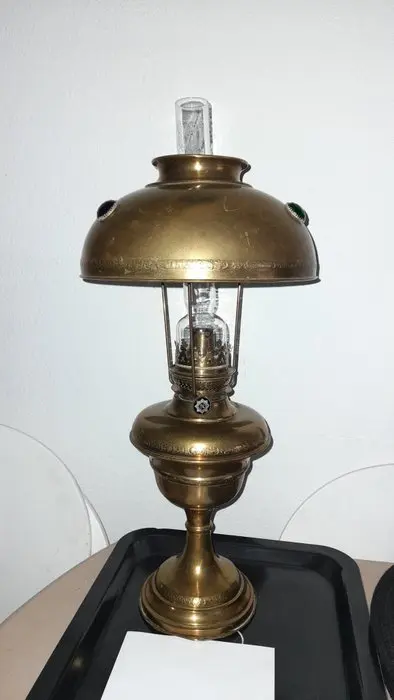 Buffet table lamp - Gilt brass