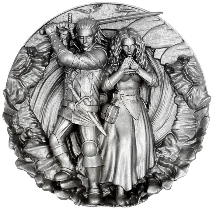 Cameroon. 5000 Francs 2023 Last Wish - The Witcher, 5 Oz (.925)