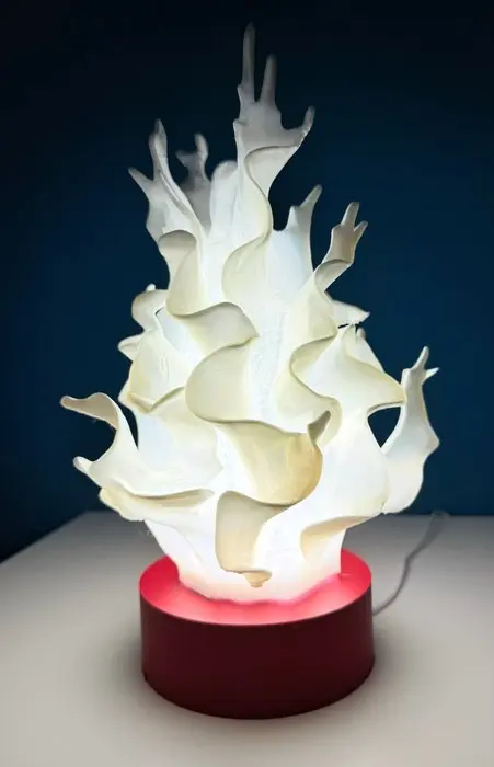 Table lamp - Plastic - Coral Flame