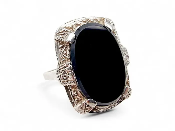 Silver - Ring - Art Deco