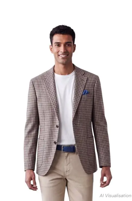 Canali-Kei-Pure Wool & Cashmere-52L - Blazer - New with tags