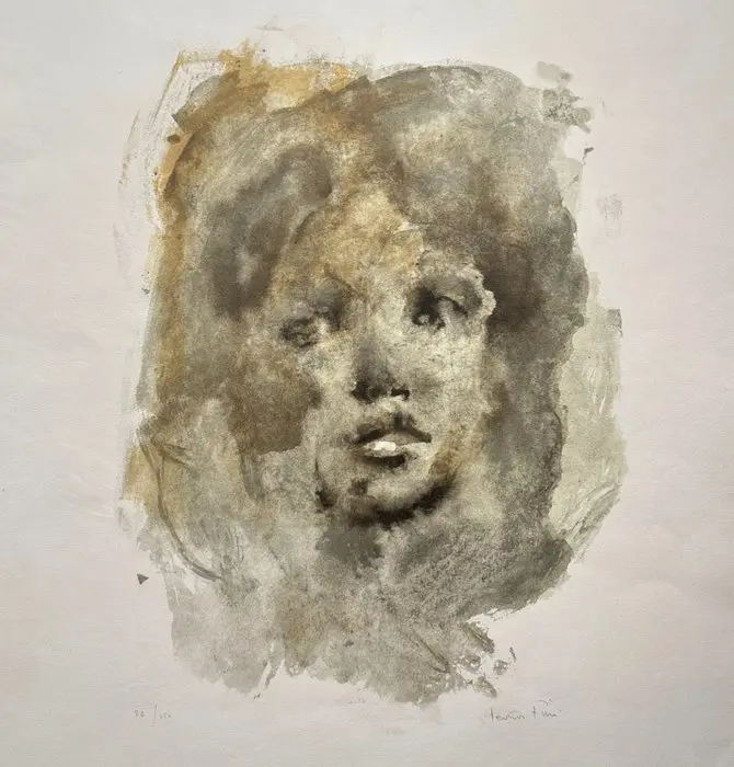 Leonor Fini (1907-1996) - Tête de Jeune Fille (Portrait of a Young Girl)