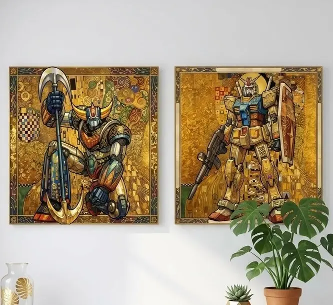 daveY - SET OF 2: "GOLDEN MECHA LEGENDS"