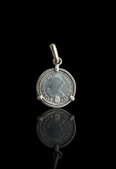 Spain. Carlos III. Medio Real 1786 Potosí PR (No reserve price)