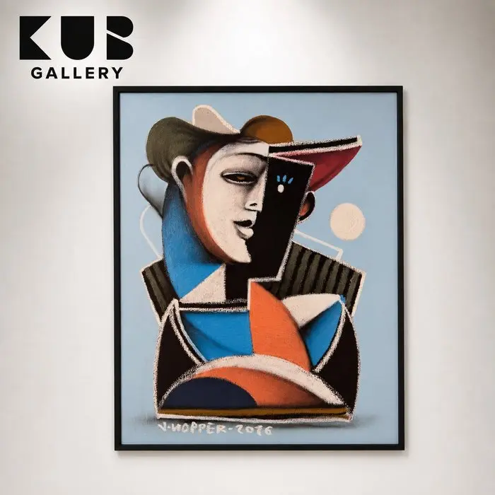 Jone Hopper - Petit buste au chapeau