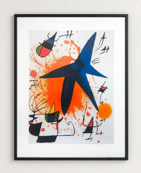 Joan Miró (1893-1983) (after) - "L´etoile bleu, 1972"