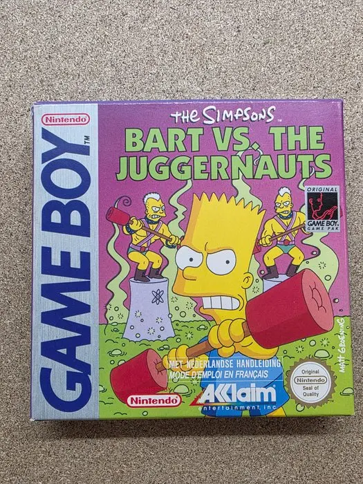 Nintendo - Gameboy Classic - The Simpson's "Bart Vs...
