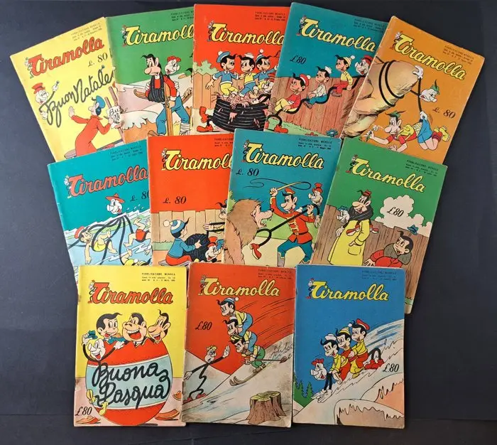Tiramolla 1956 Completo - 12 Comic - First edition