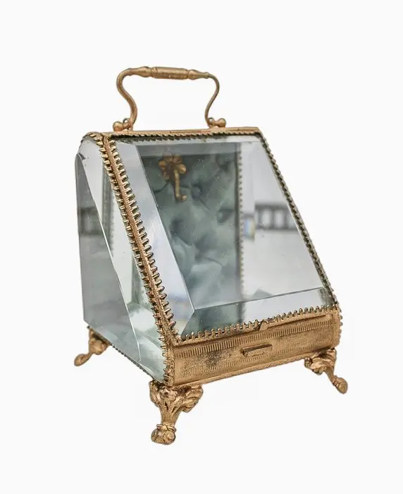 Coffret Napoléon IlI porte montre à gousset - Jewellery box - Beveled glass