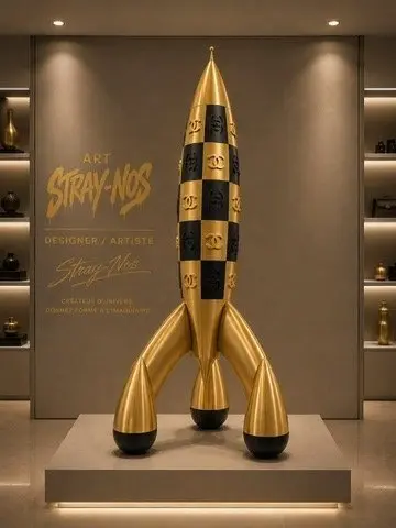 Art Stray-Nos - New collection " Haute couture Chanel , Orbit N°5 ".