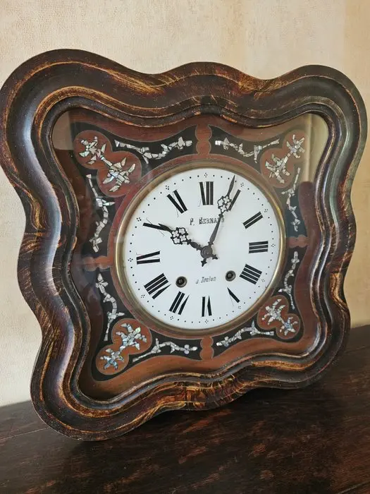 Clock - Wood, Metal, Glass - 1850-1900