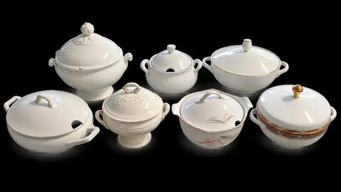 Richard Ginori, Johann Seltmann - Set of soup bowls (7) - Porcelain, Ceramic