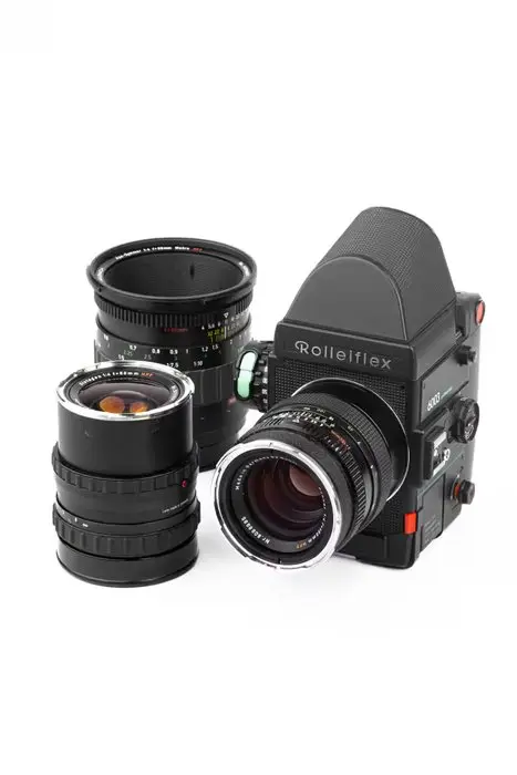 Rollei 6006 + 3 objectifs HFT (50mm, 90mm, 150mm) 120 / medium format camera