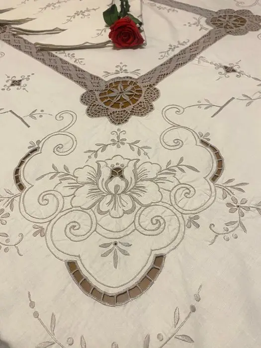 Tablecloth - 242 cm - 157 cm - Linen tablecloth
