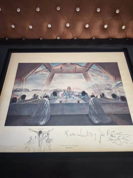 Salvador Dali (1904-1989) - La última cena con dibujo...