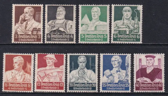 German Empire 1934 - German Emergency Relief: The Professions. - Michel: