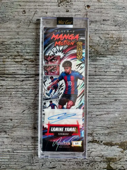 2026 Wild Card Lamine Yamal 1/1 Autographed card