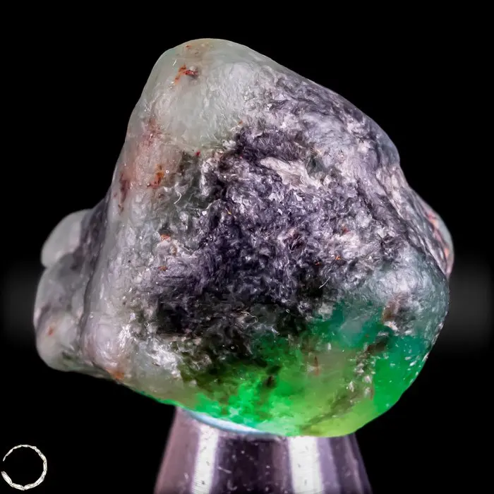 Natural emerald rough crystal with exceptional color...