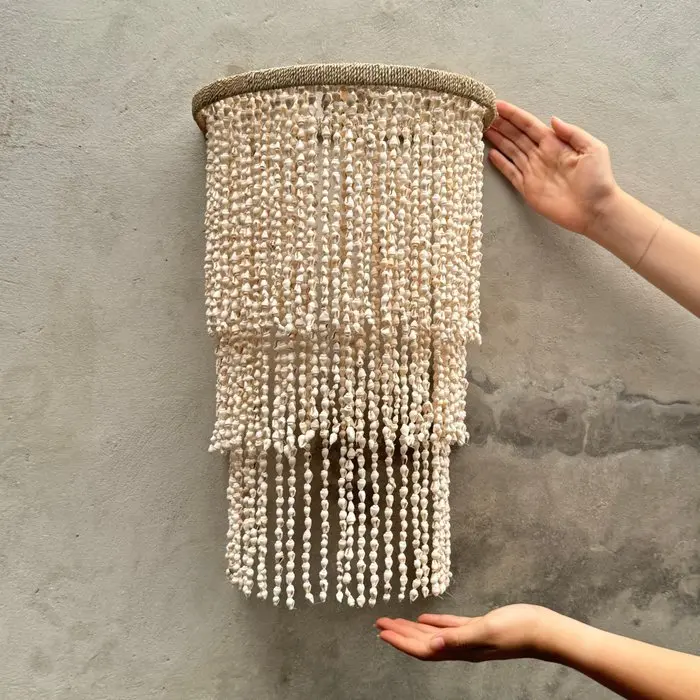 NO RESERVE PRICE - SL18 - Natural Shell Wall Lamp –...