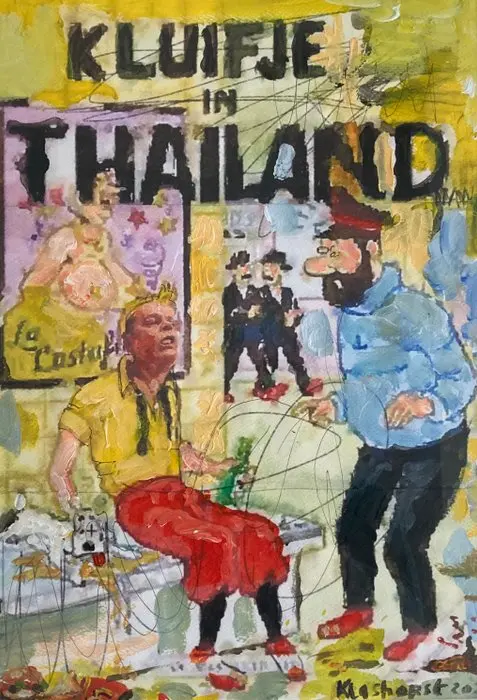 Peter Klashorst (1957) - Kluifje in Thailand