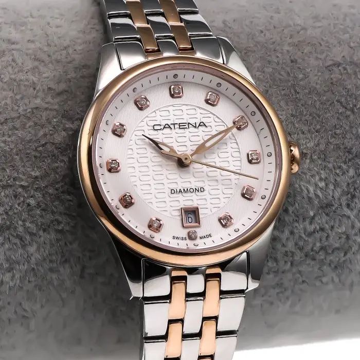 Catena - Diamond Swiss Made Watch - CAD009-4BM - No...