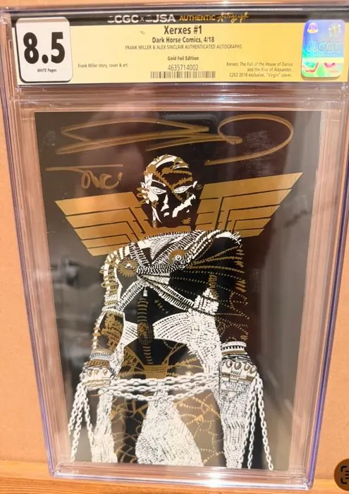Xerxes #1 - Wraparound Cover - Gold Foil Edition - Signed...