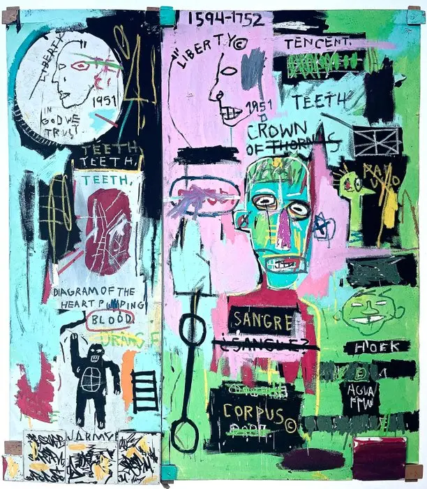 Jean-Michel Basquiat (1960-1988) - In Italian - Giclée...