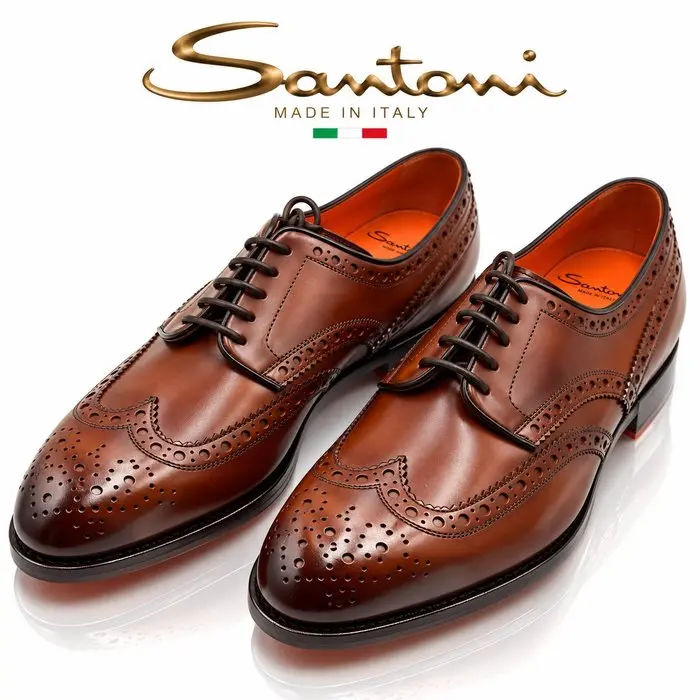 Santoni - Lace-up shoes - Size: EU 40.5 - New in box