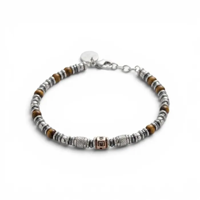 Other brand - 18 kt. - Steel, Rose gold - Bracelet - Made in Italy