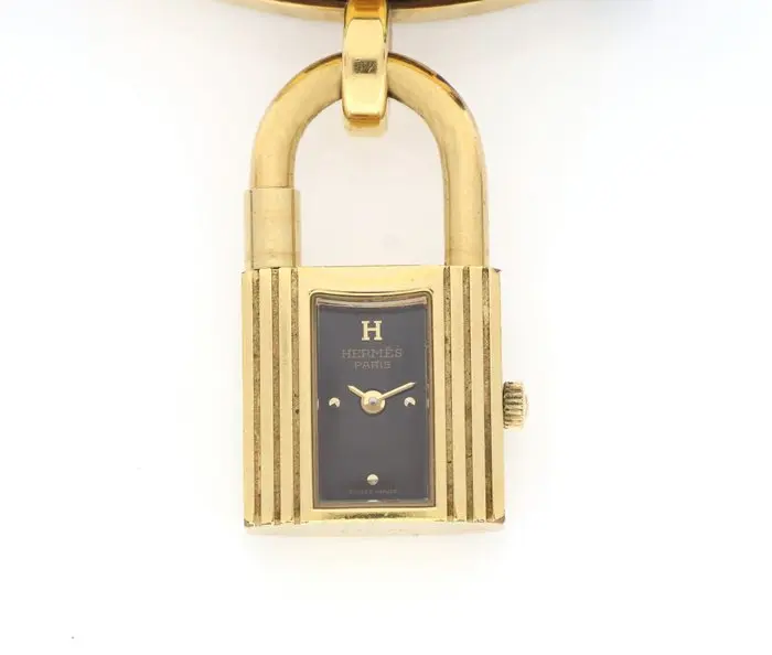 Hermès - Kelly Watch Quartz Black Onyx Dial - No reserve...