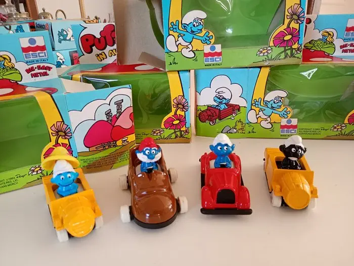 De Smurfen - 4 Figure - ESCI/Puffi/Peyo - 1983