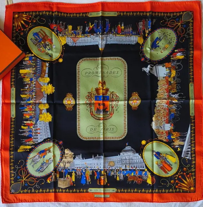 Hermès - PROMENADES DE PARIS by Philippe Ledoux - Foulard