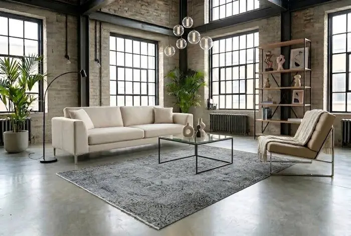 Grey vintage - Rug - 260 cm - 170 cm - √ handmade √ certificate