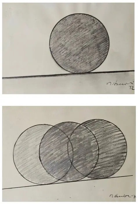Mauro Staccioli (1937-2018) - Senza titolo (coppia di disegni)