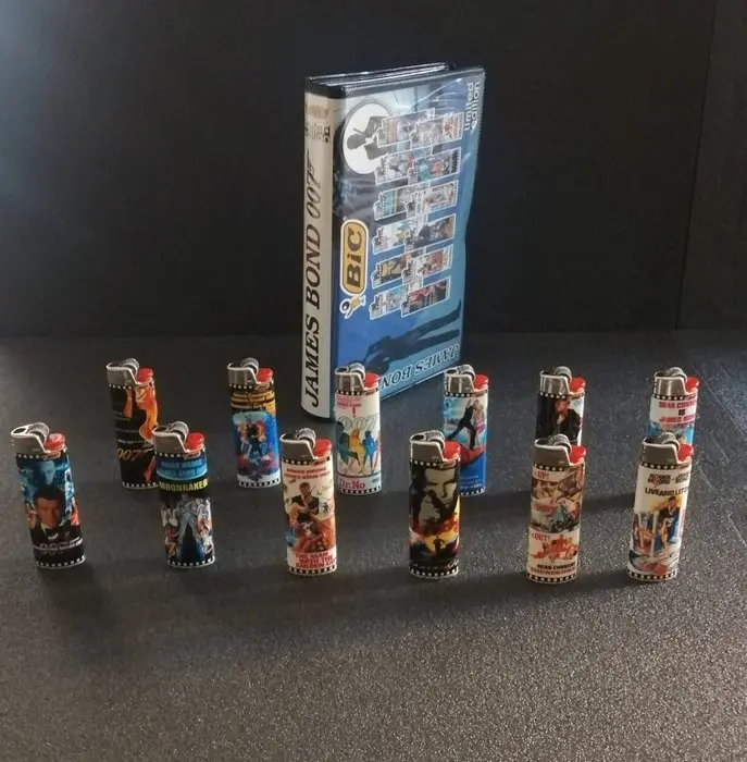 1999 BIC James Bond 007 Collection • Complete set W/box •...