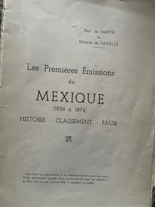 World - The rare "The First Issues of Mexico 1856-1874...