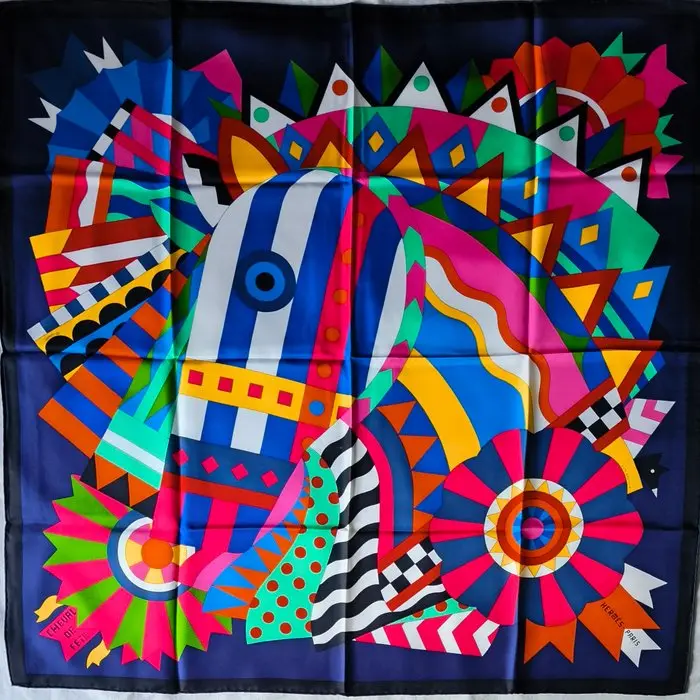 Hermès - CHEVAL DE FÊTE by Jan Bajtlik. 2021 - Foulard