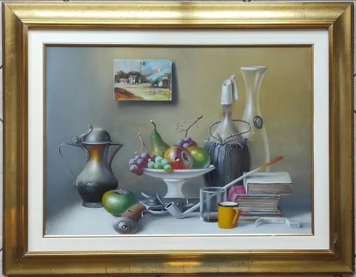 Proferio Grossi (1923-2000) - Natura morta 1989