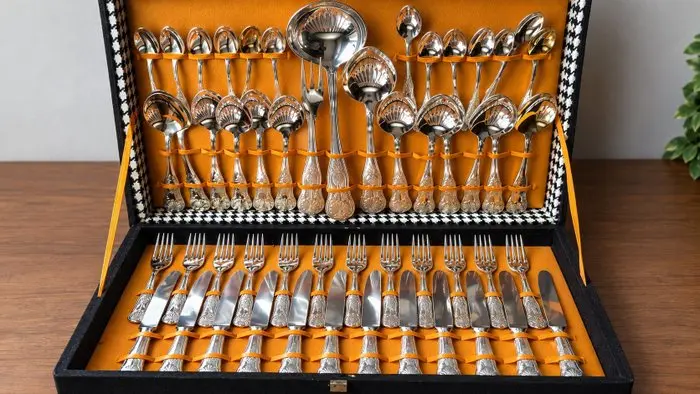 Cutlery set for 12 (51) - Silverplated