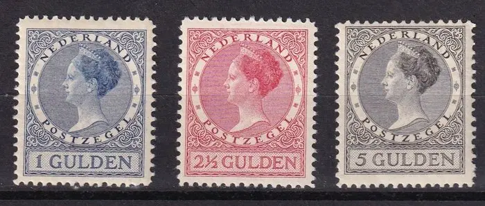 Netherlands 1926 - Wilhelmina - NVPH 163 - 165