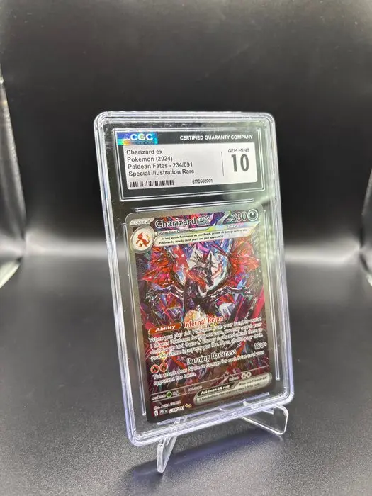Pokémon - 1 Graded card - Charizard 234 Paldean Fates Alternate art - CGC 10