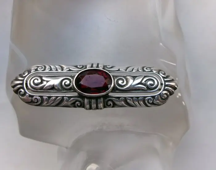 Silver - Brooch - Art Deco