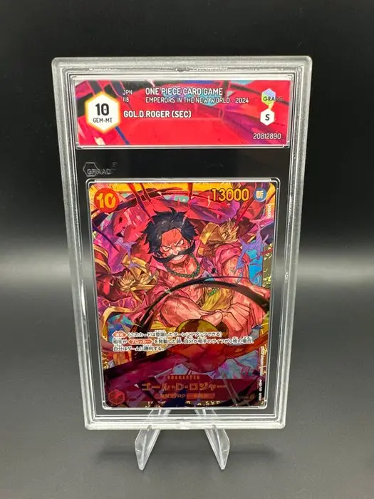 One Piece - 1 Graded card - Gol D