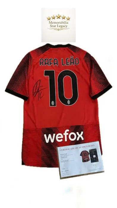 AC Milan - Italian Football League - Rafael Leao - 2024 - Football shirt