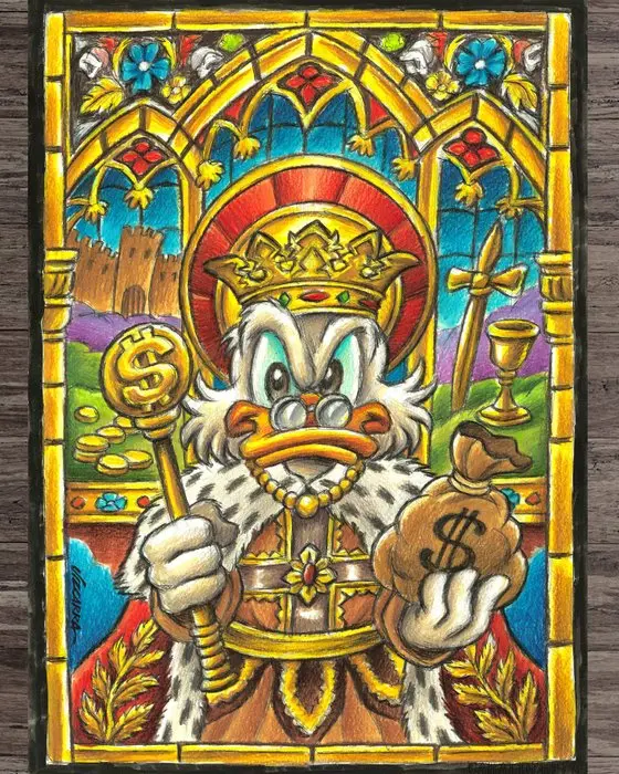 Joan Vizcarra - Uncle Scrooge McDuck "The King of Money"...