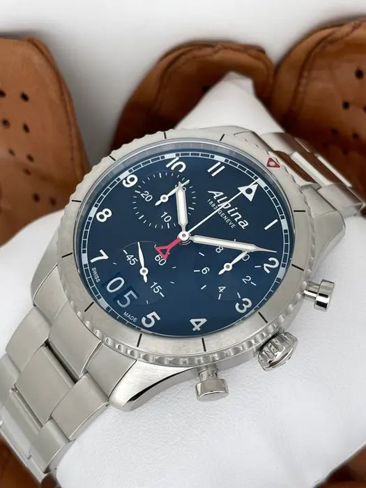Alpina - Startimer Pilot Chronograph - AL-372BW4S26B - Men - 2020-2025