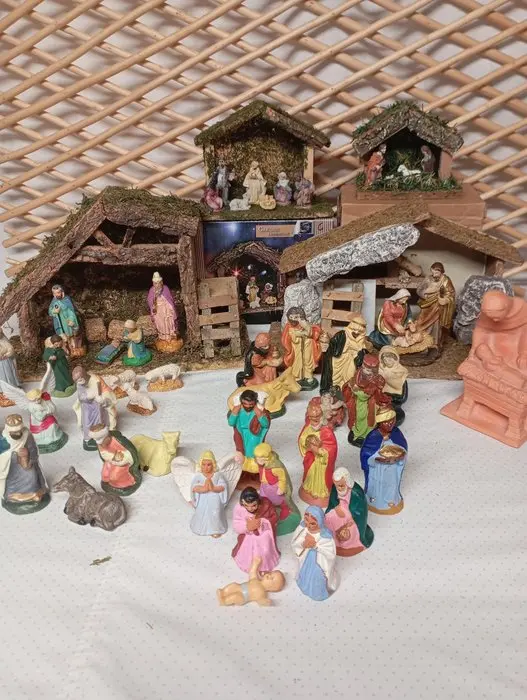 Christmas decoration (40) - Wood, Ceramic, Terracotta