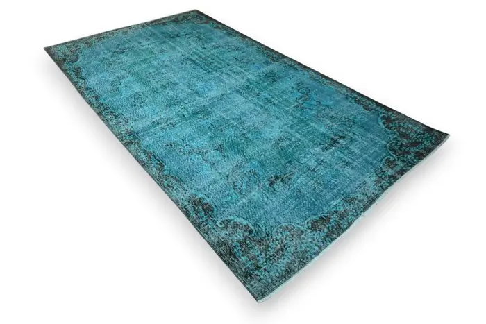 Blue vintage - Rug - 295 cm - 165 cm - √ handmade √ certificate